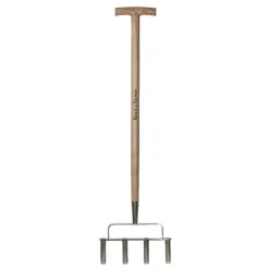 Kent & Stowe Stainless Steel Lawn Aerator 4 Prong