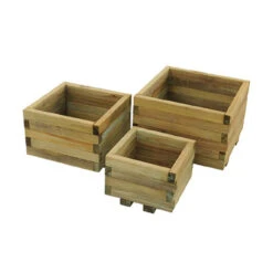 Forest Kendal Square Planter - Set Of 3