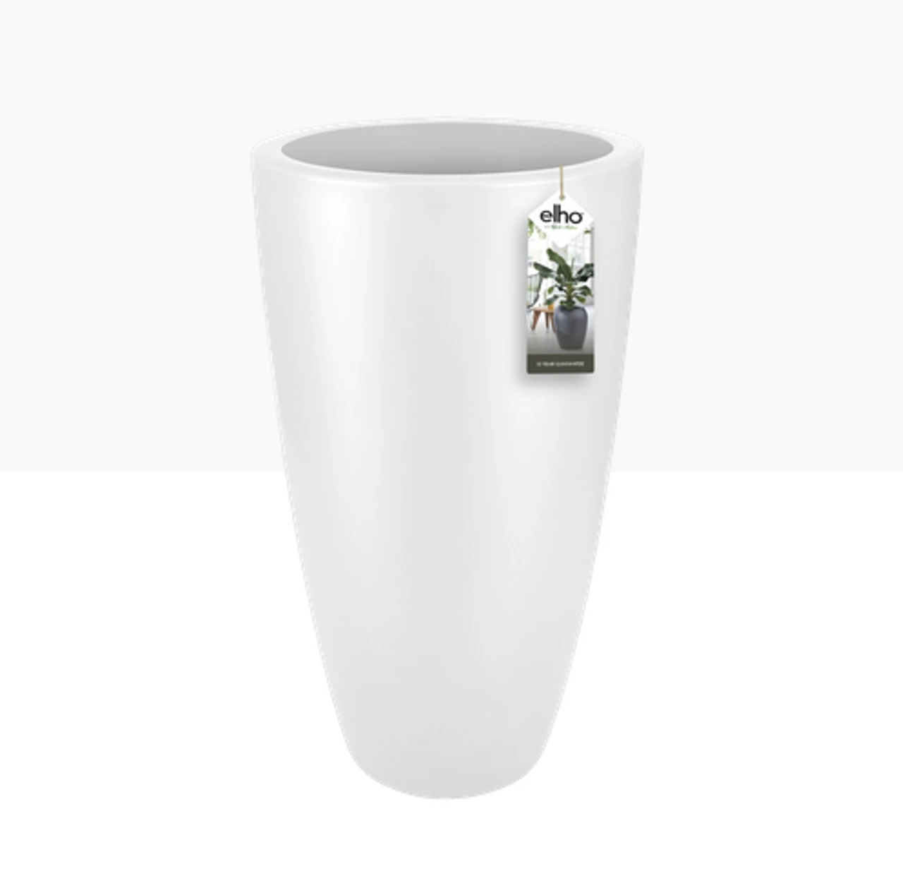 Elho® Pure Soft Round High 40cm White